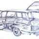 Illustration for article titled 28 rare cutaway illustrations of classic cars